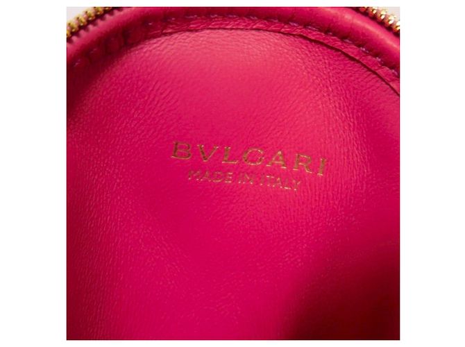 Bulgari Borsa a Spalla Bvlgari Serpenti Cabochon Micro Pouch Rosa Rosso - vista 6