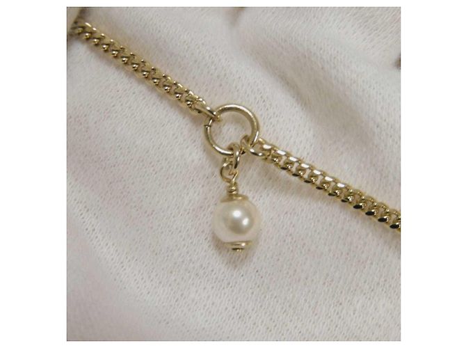 Collana Chanel con cuore in strass D'oro - vista 7