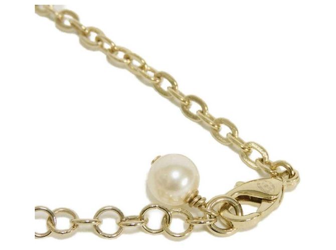 Collana con pendente da donna Chanel D'oro Crudo - vista 7