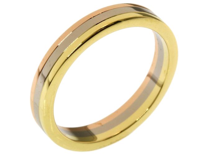 Anello Cartier a tre fasce d'oro - vista 2