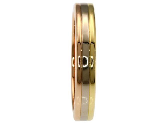 Anello Cartier a tre fasce d'oro - vista 3
