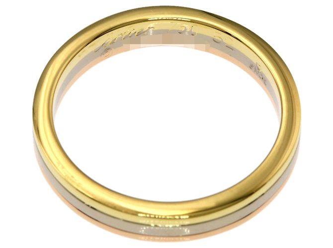 Anello Cartier a tre fasce d'oro - vista 4