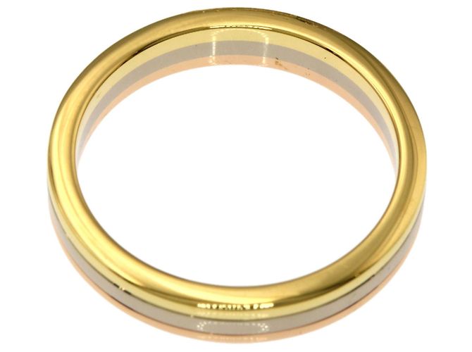 Anello Cartier a tre fasce d'oro - vista 6
