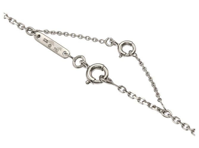 Collana Cartier C Heart in oro bianco 18K - vista 3