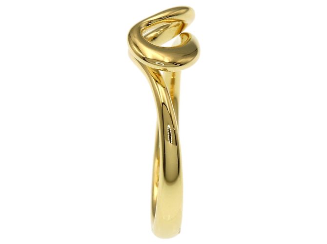 Anello Tiffany & Co. in oro giallo 18K a onda aperta - vista 3