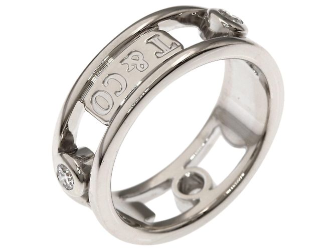 Tiffany & Co. 1837 Element Double Wire 3-Diamond Ring - Ansicht 2