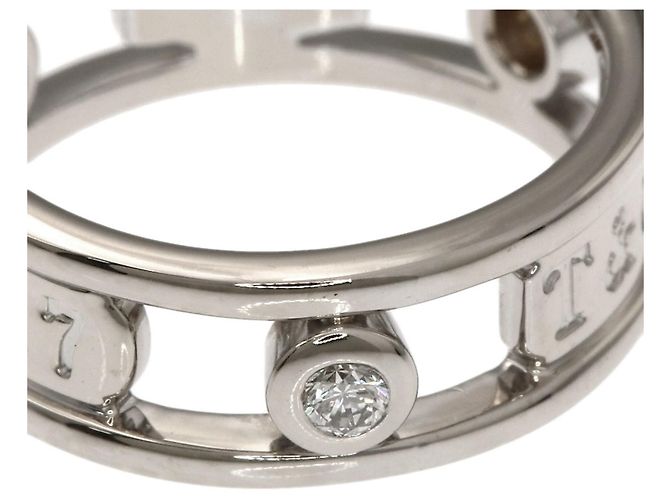 Tiffany & Co. 1837 Element Double Wire 3-Diamond Ring - Ansicht 8
