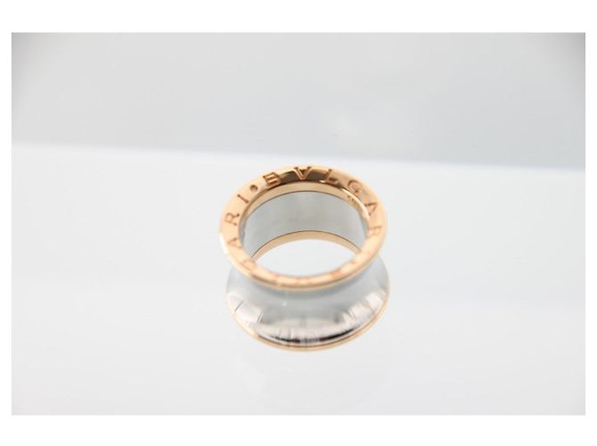 Bulgari Anello Bvlgari B.zero1 Collaborazione Anish Kapoor in Oro Rosa 18K e Acciaio Bianco D'oro - vista 5