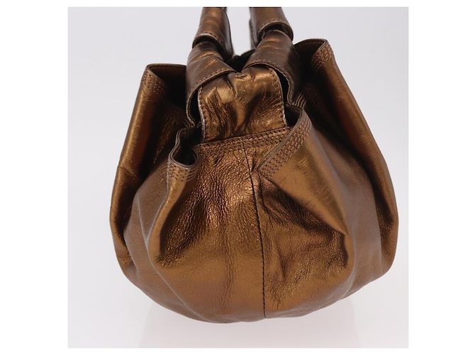 Borsa a mano in pelle nappa Aire con logo Anagram Loewe D'oro - vista 3