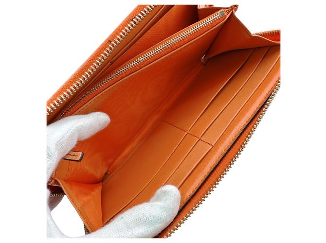 Cartera larga Gucci GG Matelassé Naranja - vista 10