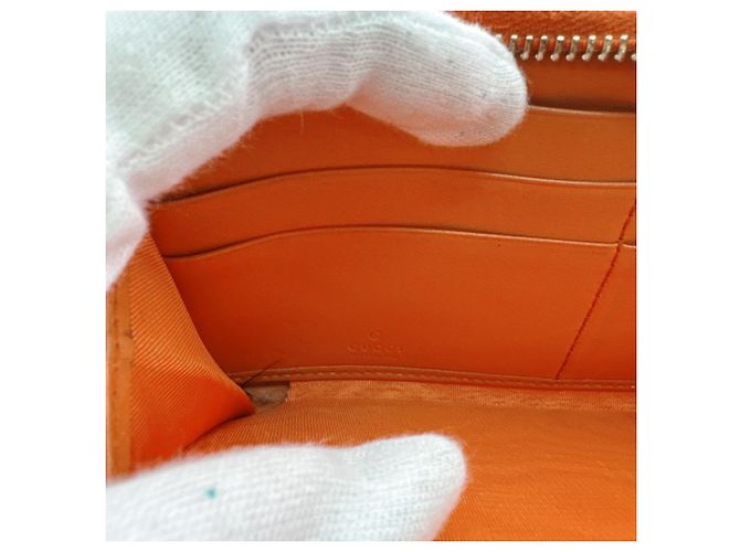 Cartera larga Gucci GG Matelassé Naranja - vista 11