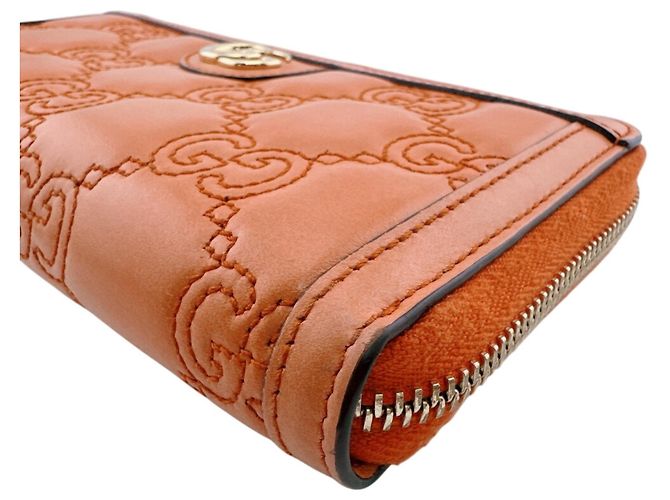 Cartera larga Gucci GG Matelassé Naranja - vista 4