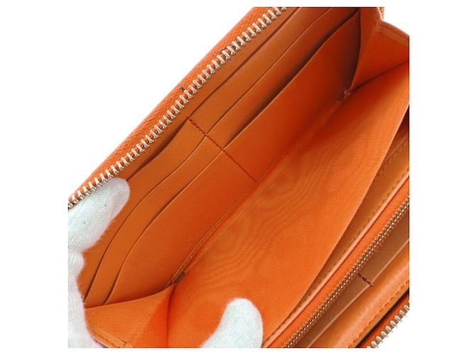 Cartera larga Gucci GG Matelassé Naranja - vista 8