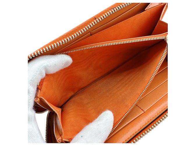 Cartera larga Gucci GG Matelassé Naranja - vista 9