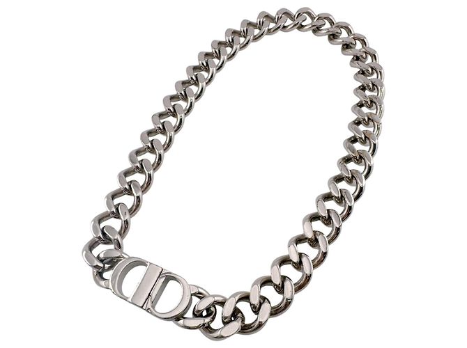 Collana a maglie Christian Dior Silver CD ICON Argento - vista 2