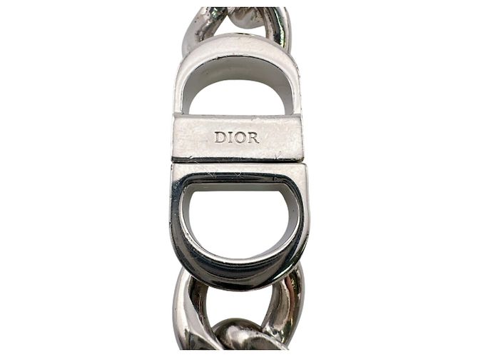Collana a maglie Christian Dior Silver CD ICON Argento - vista 6