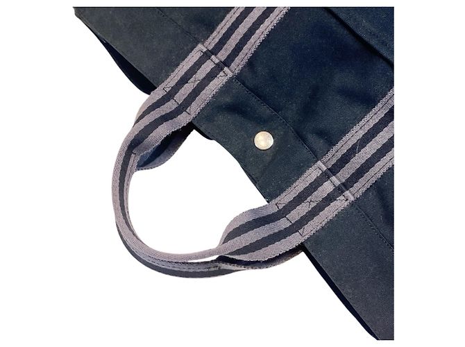 Hermès Borsa Hermes Fourre-Tout MM Marrone Nero - vista 6