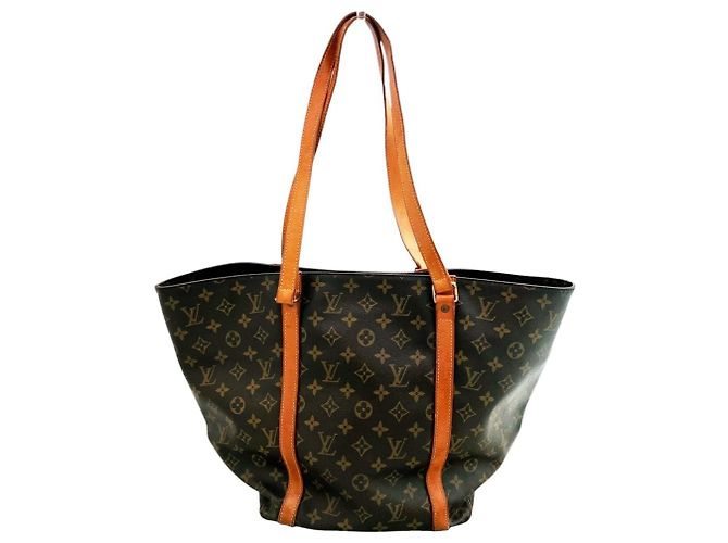Louis Vuitton Sac Shopping Tote Bag Marrone - vista 2