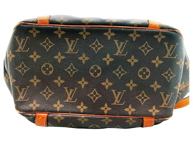 Louis Vuitton Sac Shopping Tote Bag Marrone - vista 3