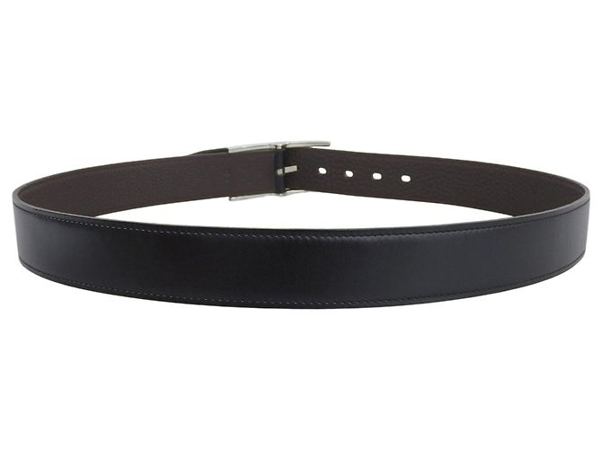 Hermès Cintura reversibile da uomo Hermes Cantin Marrone Nero - vista 2