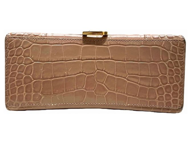 Borsa a mano piccola Hourglass Top Handle Balenciaga Beige - vista 3