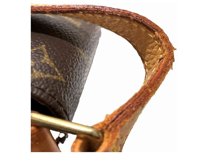 Borsa a Spalla Louis Vuitton Musette Salsa Marrone Monogramma - vista 7