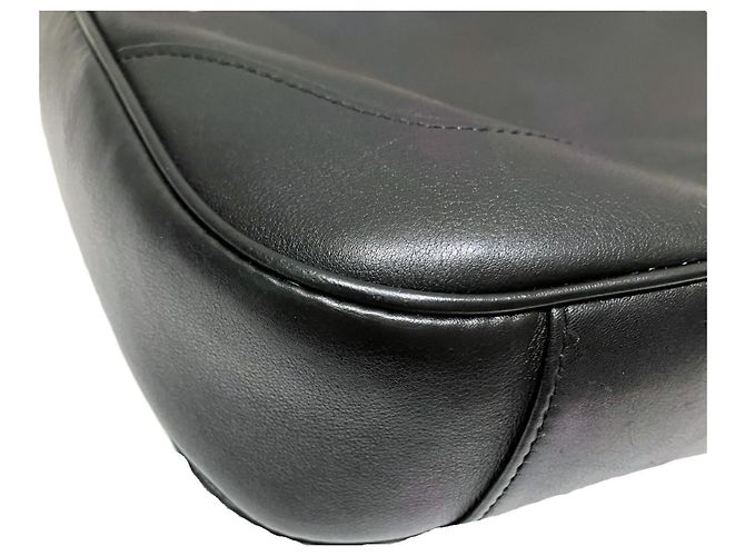 Bamboo Borsa a tracolla in pelle Gucci Nero - vista 7
