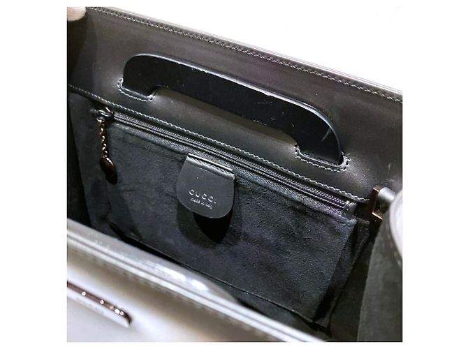 Borsa Gucci in pelle nera Nero - vista 8