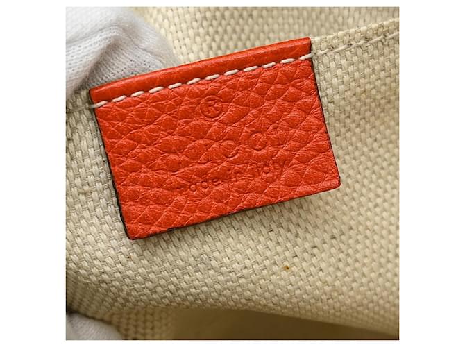 Gucci Soho Disco Leather Small Arancione - vista 4