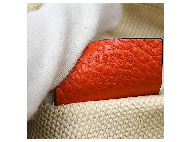 Gucci Soho Disco Leather Small Arancione - vista 5