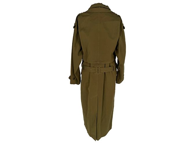Abrigo trench Tadao de Isabel Marant en algodón caqui Verde - vista 2