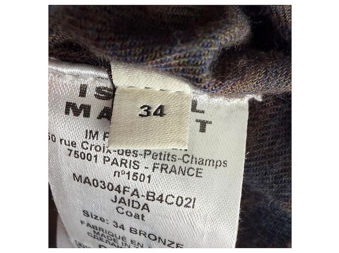 Abrigo trench Tadao de Isabel Marant en algodón caqui Verde - vista 4