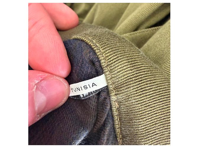 Abrigo trench Tadao de Isabel Marant en algodón caqui Verde - vista 8
