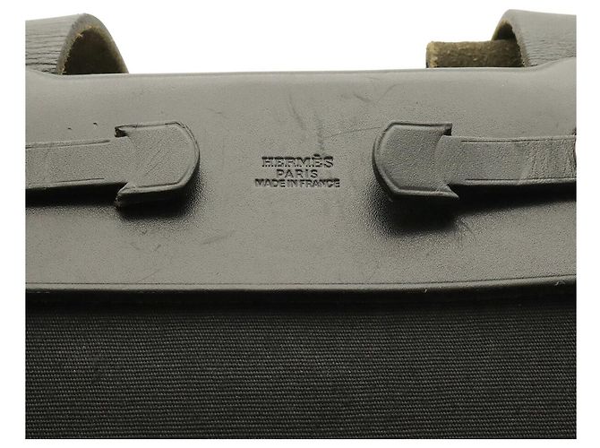 Hermès Borsa tote Hermes Herbag Cabas GM Nero - vista 4