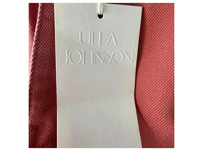 Vaqueros Ulla Johnson Agatha Horsebit-Accent en algodón Rose Castaño Rosa - vista 10