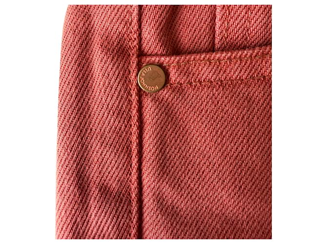 Vaqueros Ulla Johnson Agatha Horsebit-Accent en algodón Rose Castaño Rosa - vista 15
