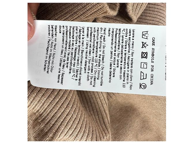 Sportmax Cardigan mit Kragen aus Wolle in Tan Braun Beige - Ansicht 6