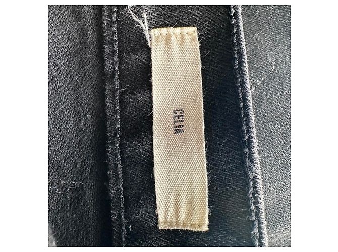 Jeans de corte recto Nili Lotan en algodón negro - vista 6