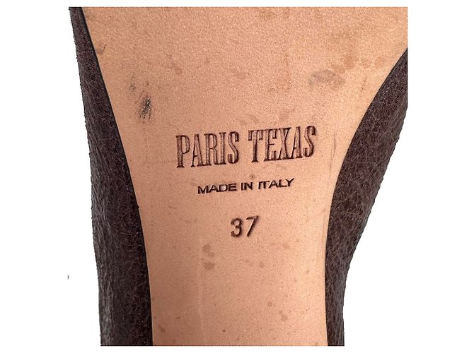 Botas altas Jude en piel de becerro marrón Paris Texas Castaño - vista 8