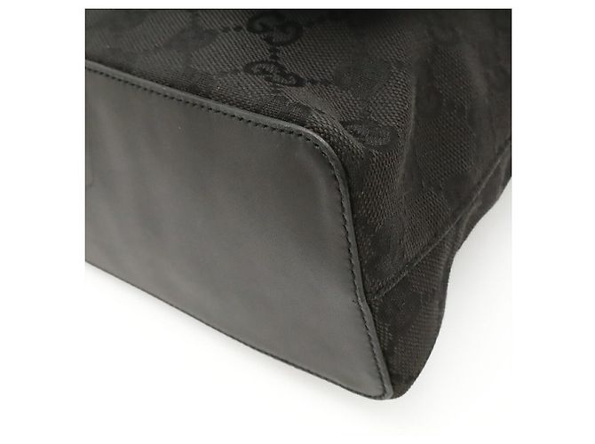 Borsa a Spalla Gucci GG Canvas Nero - vista 3