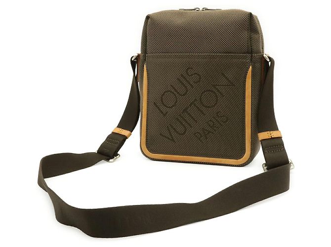 Borsa a tracolla Louis Vuitton Damier Geant Verde - vista 2