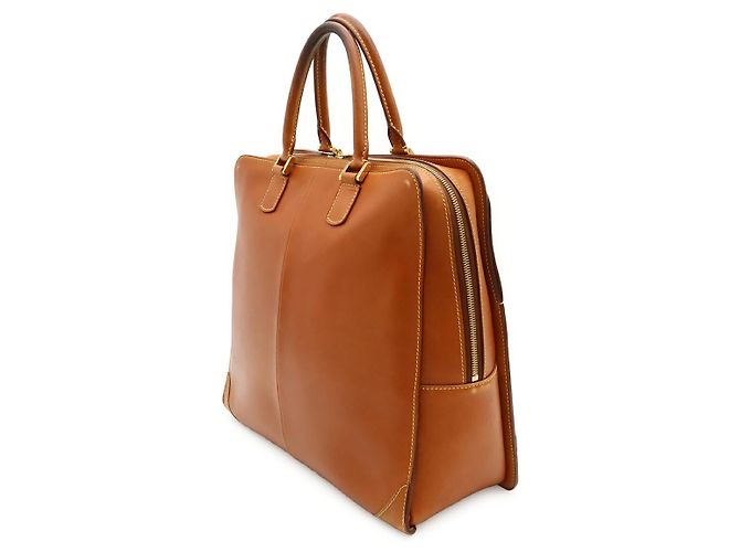 Valigetta in pelle Louis Vuitton Nomade Negev PM Marrone - vista 2