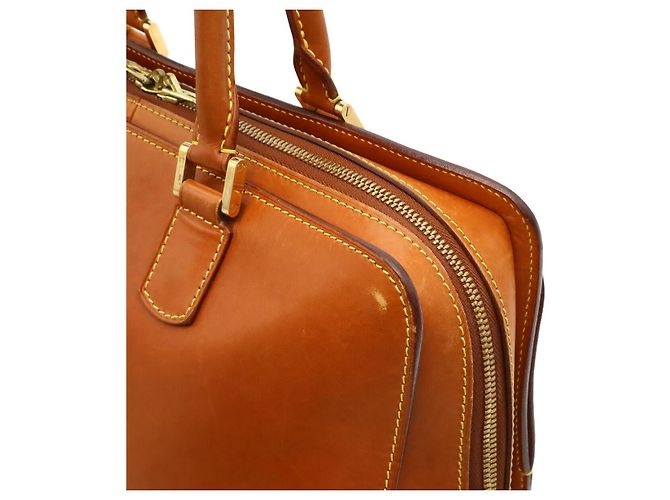 Valigetta in pelle Louis Vuitton Nomade Negev PM Marrone - vista 7