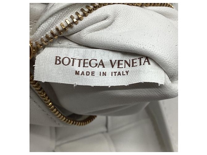Borsa a tracolla Padded Cassette in pelle bianca Bottega Veneta Bianco - vista 7