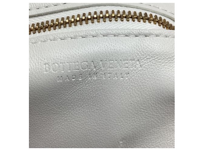 Borsa a tracolla Padded Cassette in pelle bianca Bottega Veneta Bianco - vista 8