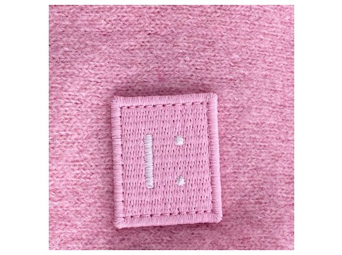 Cardigan Acne Studios en laine rose - vue 4