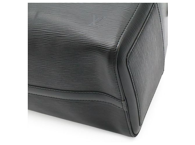 Speedy Borsa Boston Louis Vuitton Epi Nero - vista 3