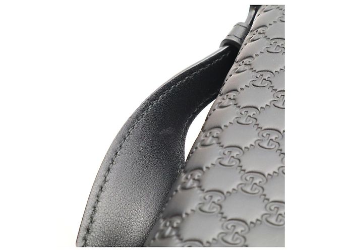 Gucci Microguccissima Leder Langgeldbörse Schwarz - Ansicht 5
