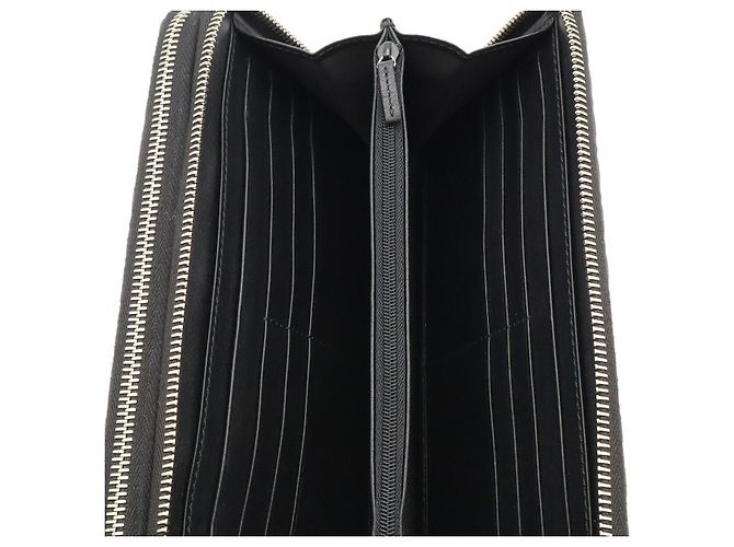 Gucci Microguccissima Leder Langgeldbörse Schwarz - Ansicht 7