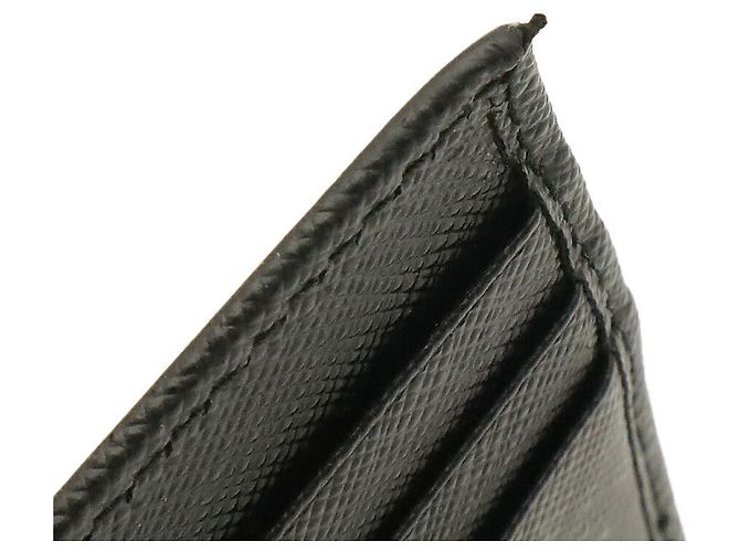 Portafoglio con clip in pelle Prada Nero - vista 5